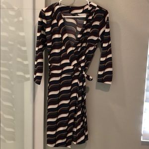 Ann Taylor wrap around dress